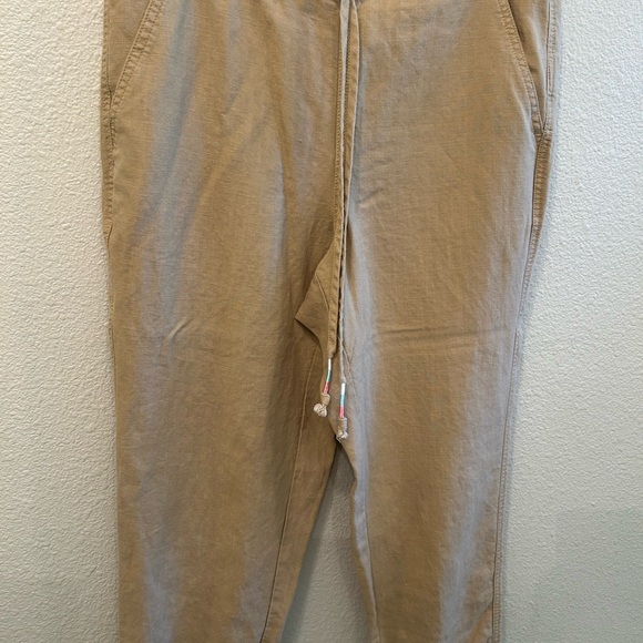 J.Crew Beige Linen Pants - Picture 2 of 4